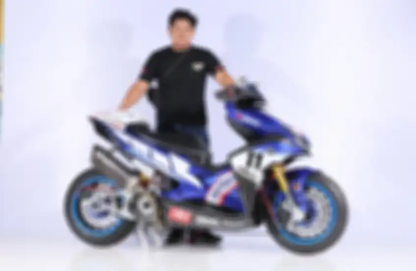 Pemenang kelas Master Yamaha Aerox Customaxi Bandung 2019