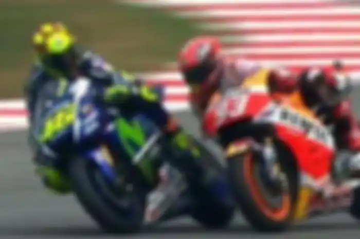 Valentino Rossi dan Marc Marquez