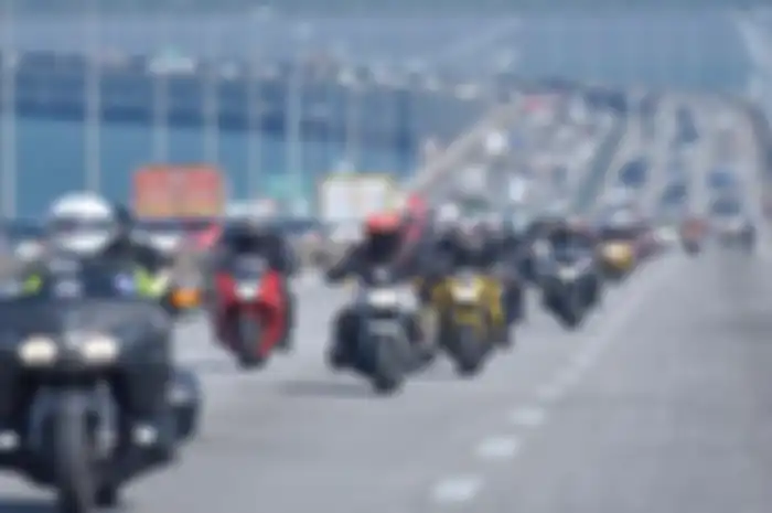 Ilustrasi konvoi motor
