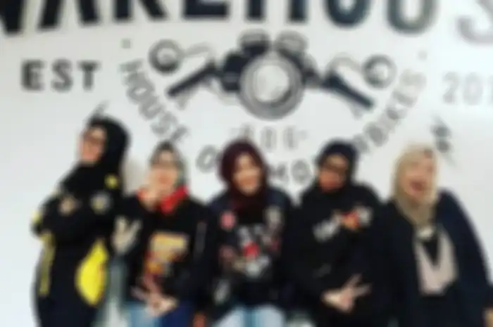 Salah satu komunitas ladies bikers Bandung.