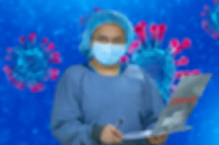 Ilustrasi virus corona