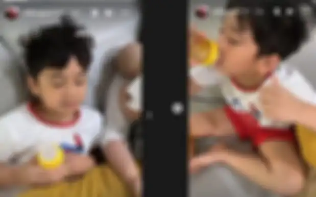Aksi Rafathar habiskan susu asi milik Rayyanza 