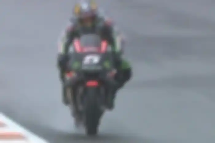 Sesi FP1 MotoGP Valencia dihentikan karena hujan semakin deras
