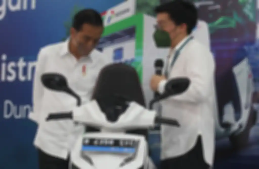 Presiden Jokowi senang, hadiri sinergi Electrum, Pertamina, Gogoro, dan Gesits