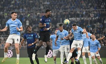 Proses terciptanya gol pertama Inter Milan ke gawang Lazio pada final Coppa Italia di Stadion Olimpico (13/5/2026).