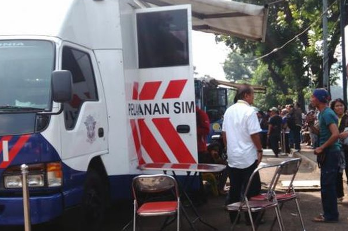 Ilustrasi layanan SIM Keliling di Kota Solo.