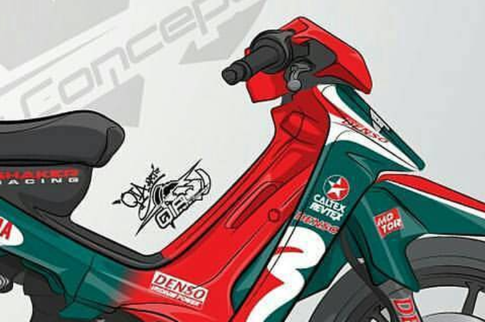 Yamaha FIZ R andalan Harlan Fadhillah saat bergabung di tim Shaker Racing