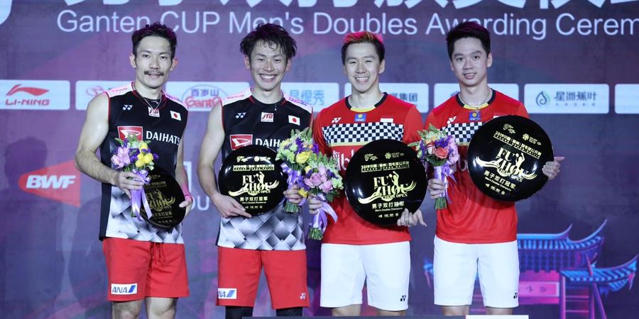 JuaraLagi, Marcus/Kevin Raup Hadiah Segini dari Fuzhou China Open 2019