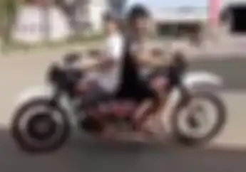 Viral.. Suzuki TS125 Dibikin Bermuka Dua, Mana Depan dan Belakangnya?