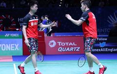 Rekor Pertemuan Marcus/Kevin Vs Fajar/Rian Jelang Perempat Final Singapore Open 2019