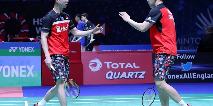 Rekor Pertemuan Marcus/Kevin Vs Fajar/Rian Jelang Perempat Final Singapore Open 2019