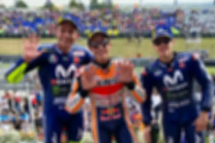Rossi, Marquez dan Vinales