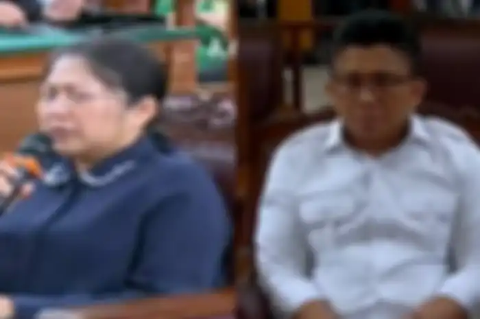 Terdakwa Putri Candrawathi dan Ferdy Sambo menangis dalam persidangan 