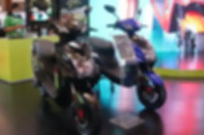 Ilustrasi motor listrik Volta yang siap disewakan di kawasan KTT G20 Bali.