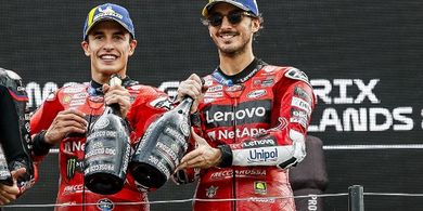 Beda Nasib di Mata Davide Tardozzi, Marc Marquez dalam Kondisi Sangat Baik, Francesco Bagnaia Terus Tunjukkan Talenta meski Belum Konsisten