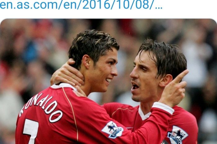 Bek jagoan Manchester United dalam periode 10 September 1999 hingga 20 Agustus 2008 mengungkapkan bahwa Cristiano Ronaldo cuma mempunyai empat trik.