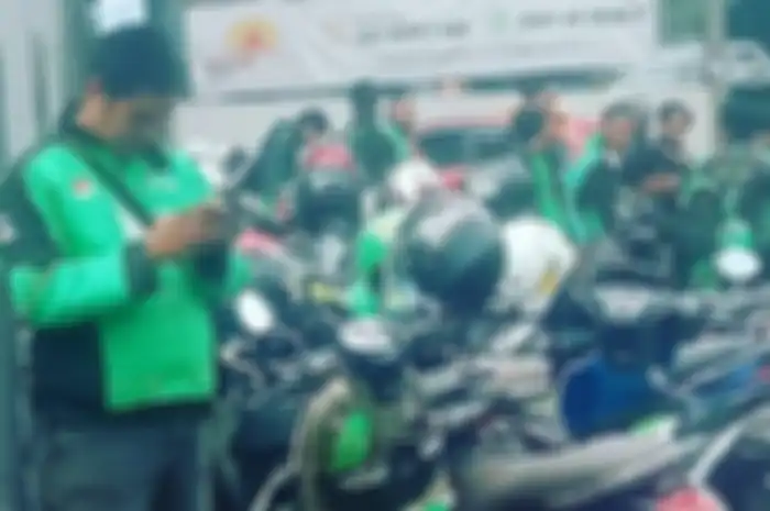 Ilustrasi driver ojol.