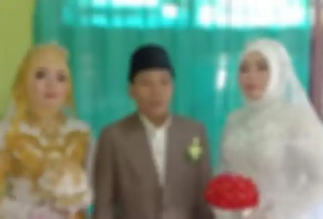 Pernikahan Saeful dengan dua kekasihnya
