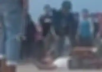 Terkapar Baru Selangkah, Video Detik-detik Pelaku Balap Liar Start Langsung Terpelanting