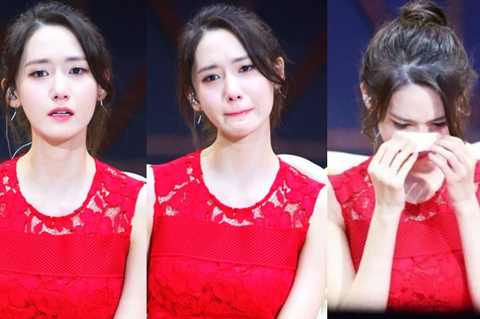 Yoona 'SNSD' menangis