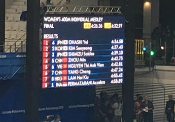 Indonesia Gagal Sabet Medali di Final Cabor Renang Putri Individual Medley 400 Meter