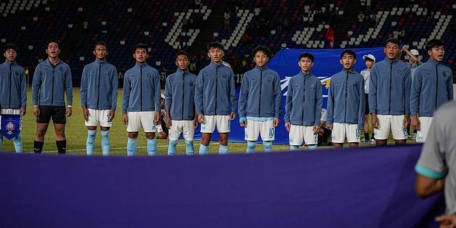 Kualifikasi Piala Asia U-17 2025 - Kamboja Bikin Kejutan, Sudah 2 Kali Menang dan Pimpin Klasemen Grup B