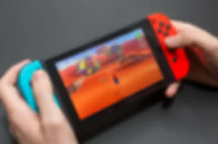 Ilustrasi konsol Nintendo Switch