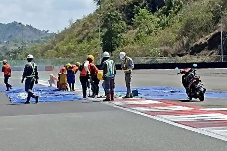 Jelang WSBK Indonesia 2022, Kerb Sirkuit Mandalika Lebih Lebar Mirip Sirkuit MotoGP Misano
