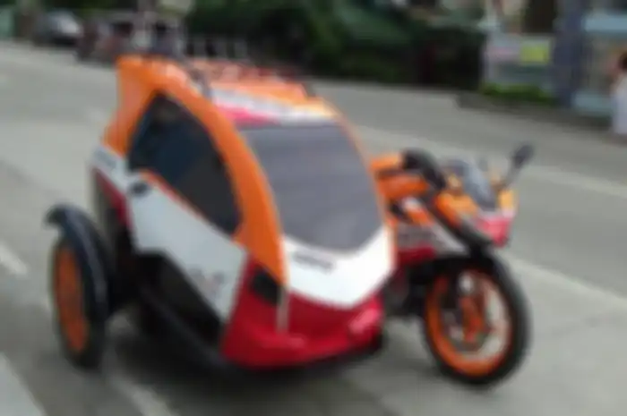 Desain sidecar yang keren bikin banyak bikers ngiler