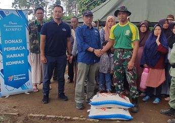 Yayasan Dana Kemanusiaan Kompas Salurkan Logistik Dapur Umum untuk Bantu Korban Gempa Cianjur