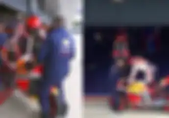 Gaya Aneh Marc Marquez Naik Turun Honda RC213V Di MotoGP Inggris 2023, Simak Faktanya