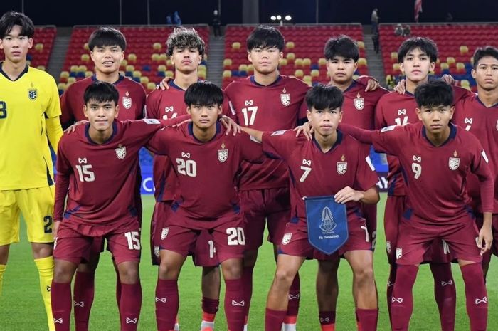 Skuad Timnas U-17 Thailand.