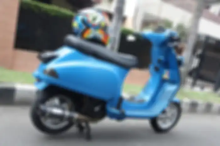 Vespa S 125 3V pede tampil bergaya racing daily