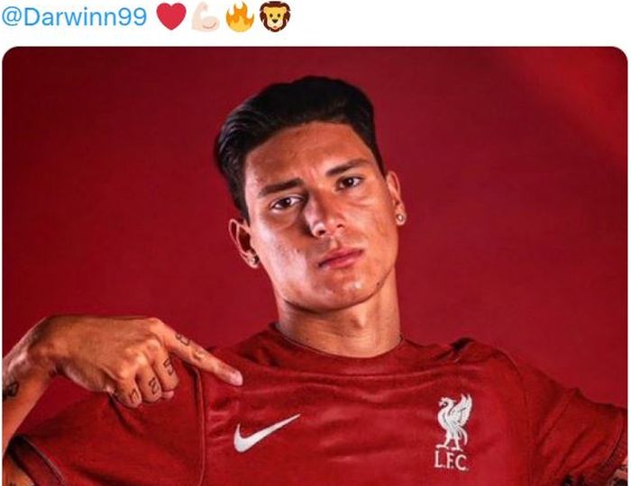 Darwin Nunez sepakat gabung Liverpool di bursa transfer musim panas 2022.