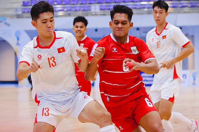 Timnas Indonesia vs Vietnam dalam laga semifinal ASEAN Futsal Championship 2026.