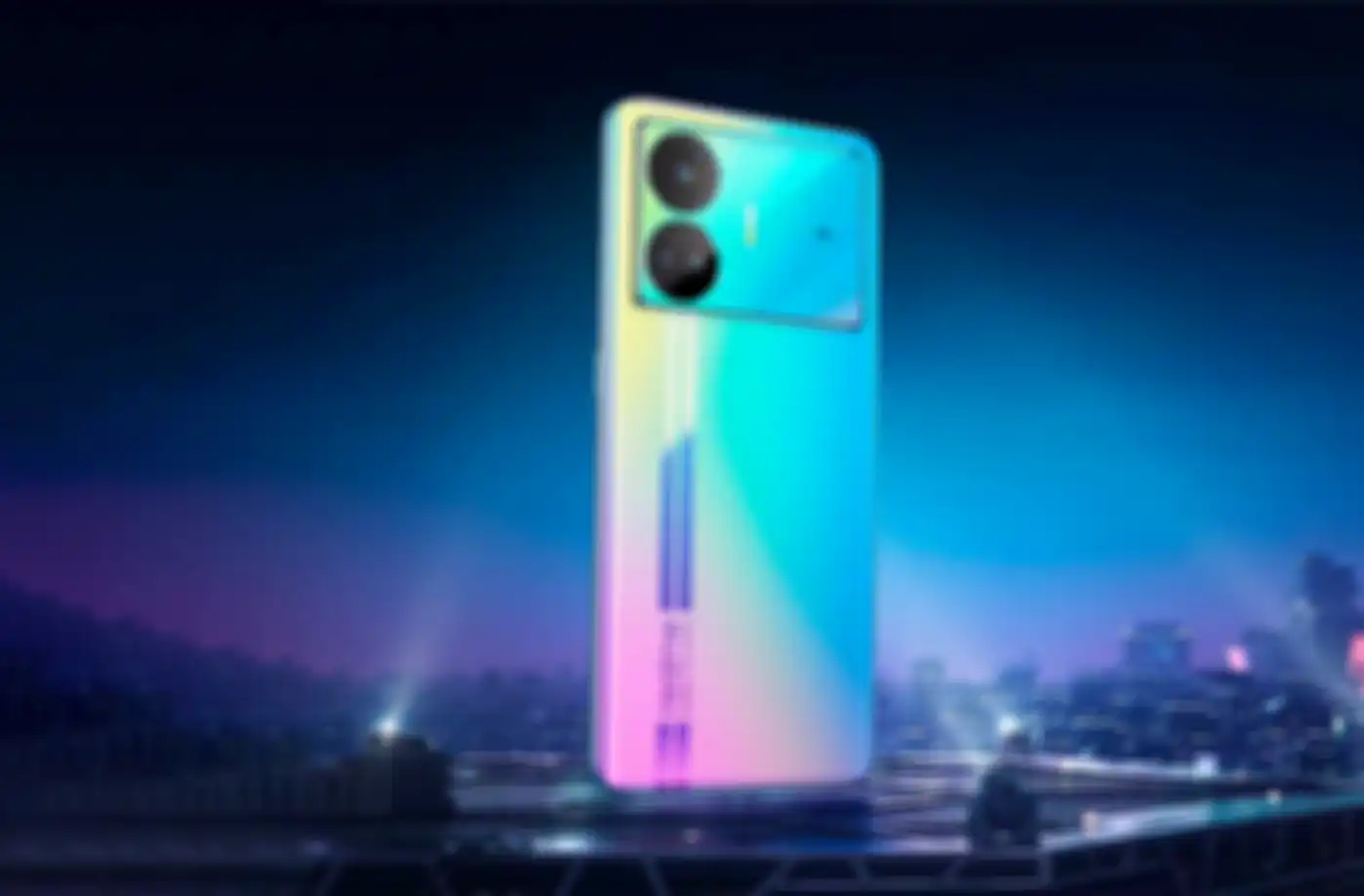 Tampilan panel body belakang Realme GT Neo 5 SE.