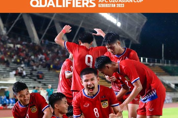 Timnas U-20 Laos mengalahkan Guam di Kualifikasi Piala Asia U-20 2023.