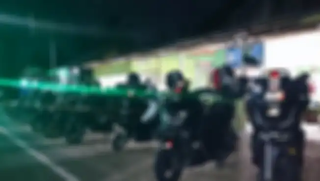 Ilustrasi kopdar bikers.