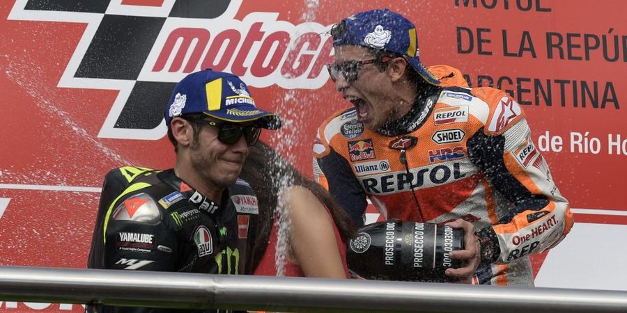 Pengakuan Marc Marquez Bikin Konfliknya dengan Valentino Rossi Menyisakan Misteri