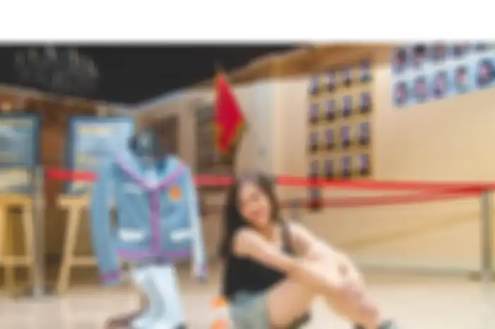 Gaya kasual Adhisty Zara