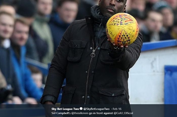 Mantan bek Arsenal dan timnas Inggris, Sol Campbell