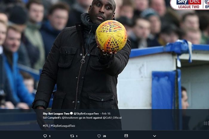 Mantan bek timnas Inggris, Sol Campbell