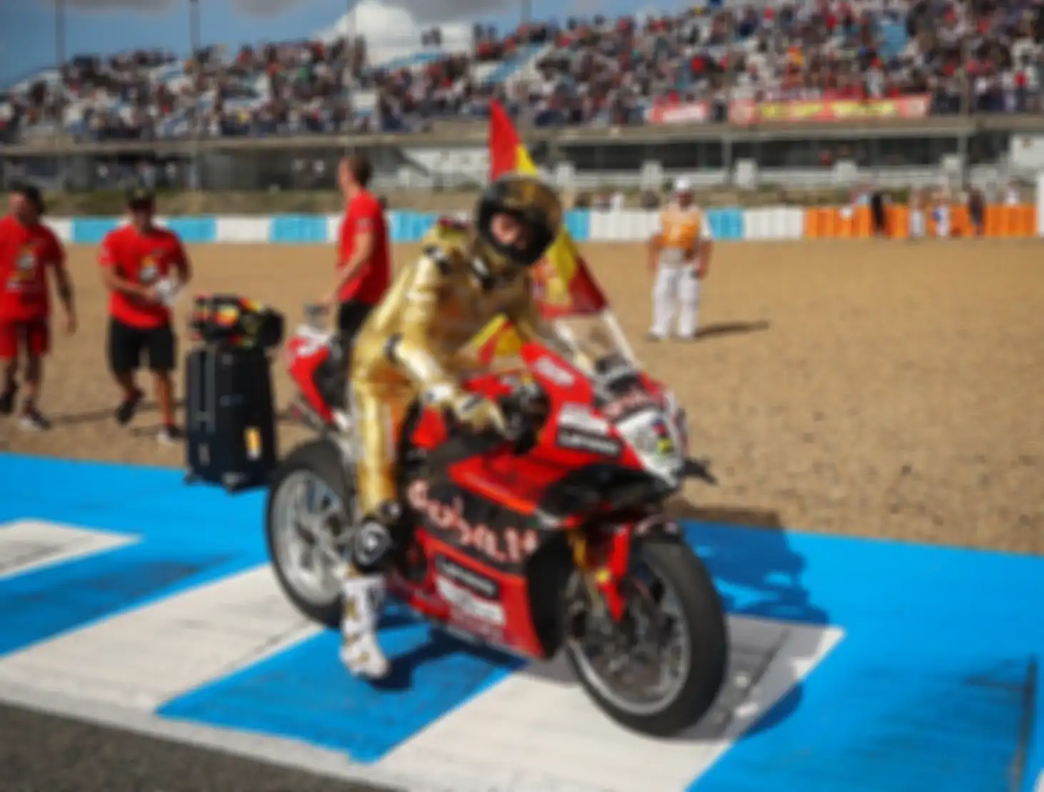Alvaro Bautista meraih gelar juara WorldSBK 2023