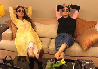 Begini Tampilan Glamor Kareena Kapoor dan Karisma Kapoor Saat Rayakan Pesta Diwali