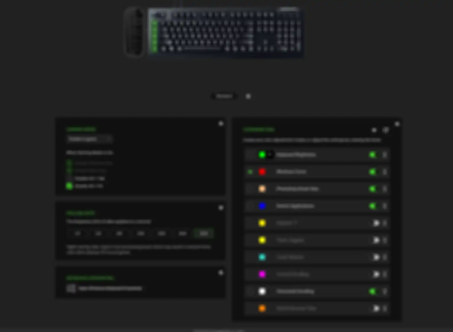 Setup keyboard gaming razer