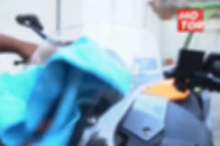 #NgoprekSantuy Setelah Cuci Motor Sendiri di Rumah, Begini Tips Mengeringkan Body Motor yang Benar