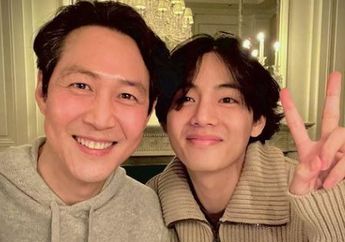 V BTS dan Aktor Lee Jung Jae Mendadak Pamer Foto Bareng, Netizen Curiga Kim Taehyung Akan Membintangi Squid Game Season 2, Begini Faktanya!