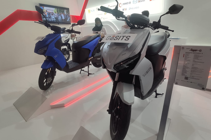 Tampilannya lebih sporti, motor listrik Gesits Raya meluncur di IIMS 2023, harga lebih murah dari Gesits G1.