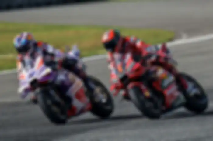 Jorge Martin melesat kencang kalahkan Bagnaia di FP1 MotoGP Qatar 2023. Marc Marquez malah melempem.