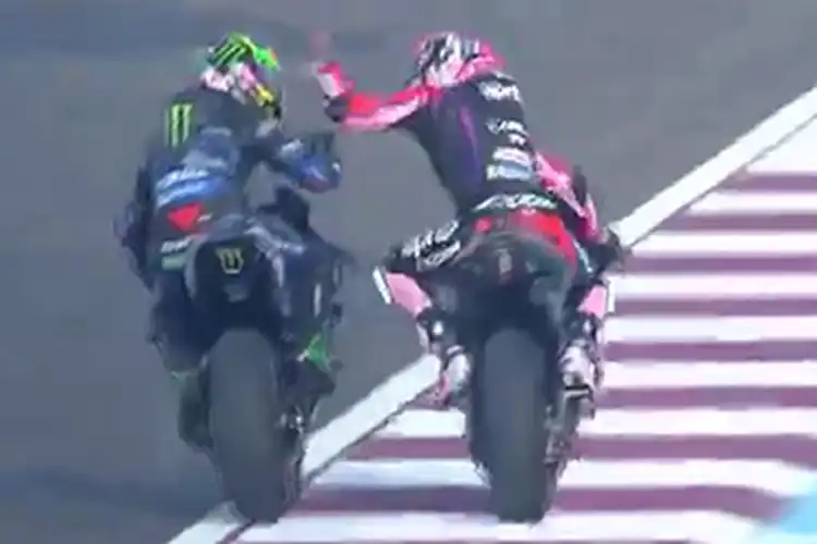 Bukan Untuk Ditiru Perilaku Buruk Aleix Espargaro Kepada Franco Morbidelli Di MotoGP Qatar 2023, Karma Itu Ada